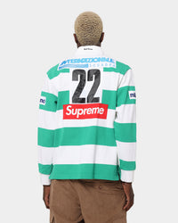 Supreme Stripe Rugby Jersey White