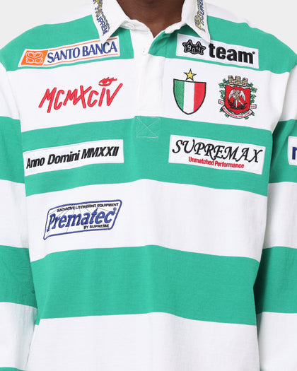 Supreme Stripe Rugby Jersey White