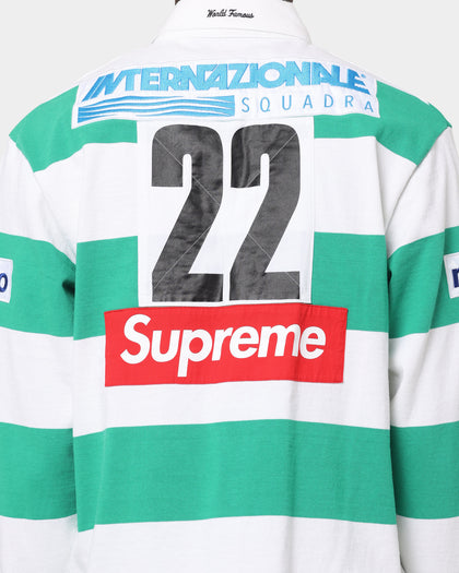 Supreme Stripe Rugby Jersey White
