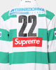 Supreme Stripe Rugby Jersey White