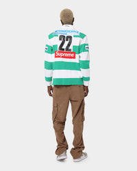 Supreme Stripe Rugby Jersey White
