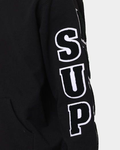 Supreme Team Chenille Hoodie Black