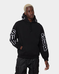 Supreme Team Chenille Hoodie Black