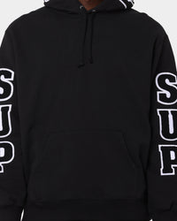 Supreme Team Chenille Hoodie Black