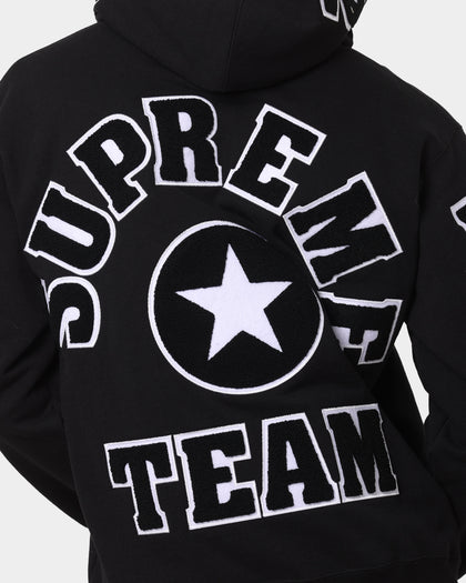 Supreme Team Chenille Hoodie Black