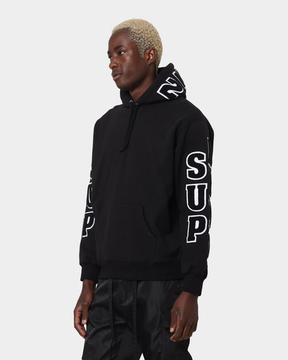 Supreme Team Chenille Hoodie Black
