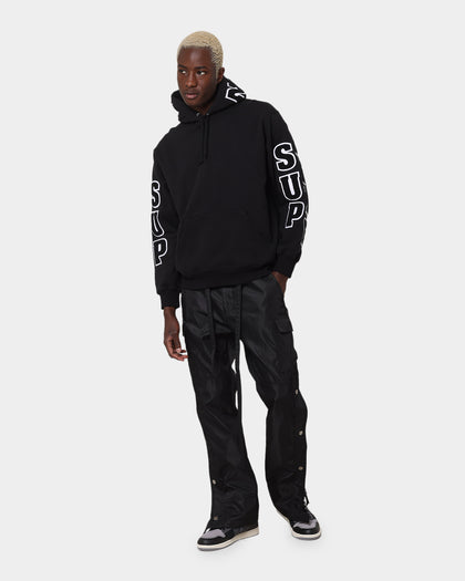 Supreme Team Chenille Hoodie Black