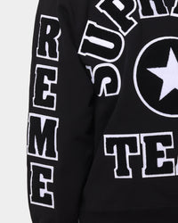 Supreme Team Chenille Hoodie Black
