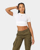Nike Women's Sportswear Essential Crop T-Shirt White/Black