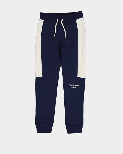 Calvin Klein Kids' Colour Block Stack Logo Set Peacoat