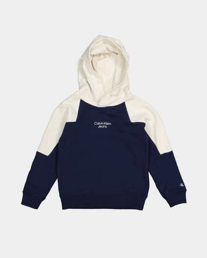 Calvin Klein Kids' Colour Block Stack Logo Set Peacoat
