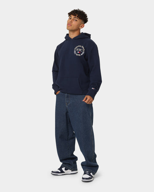 Tommy Jeans TJM Timeless Circle Hoodie Twilight Navy