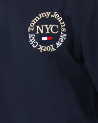 Tommy Jeans TJM Timeless Circle Hoodie Twilight Navy