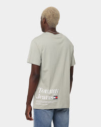Tommy Jeans TJM Tommy Text T-Shirt Faded Willow
