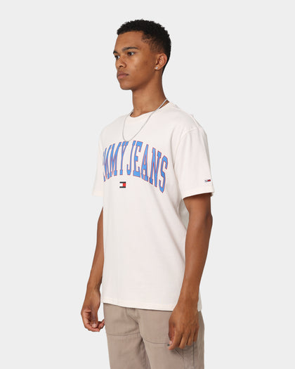 Tommy Jeans TJM Classic Collegiate T-Shirt Ancient White