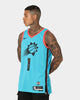Nike Devin Booker Phoenix Suns #1 City Edition Nike Dri-FIT NBA Swingman Jersey Dark Turquoise