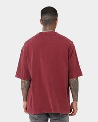 Jordan Flight Essential Oversized Washed T-Shirt Cherrywood Red
