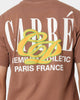 Carré Top Team Oversized T-Shirt Brown