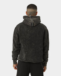 Jordan Flight Heritage Fleece Pullover Hoodie Black/Black/Cement
