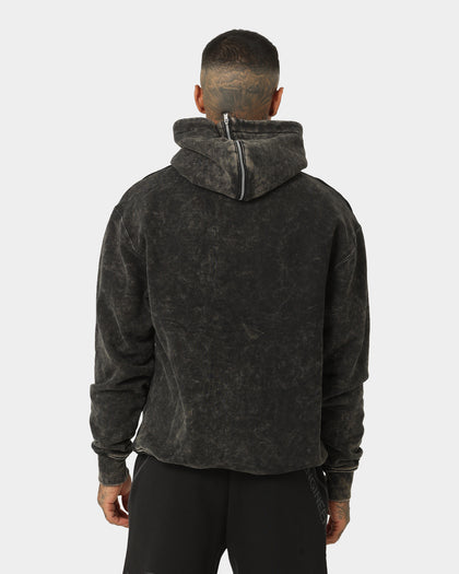 Jordan Flight Heritage Fleece Pullover Hoodie Black/Black/Cement