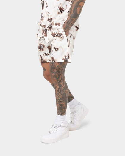 XXIII Booker Floral Shorts White/Black