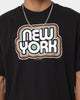 New Era New York Yankees Retro Outline Logo T-Shirt Black