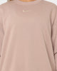 Nike Women's Nike Sportswear Phoenix Oversized Crewneck Diffused Taupe