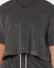Nike Women's Nike Sportswear Terry Mock-Neck Terry T-Shirt Anthracite/Black