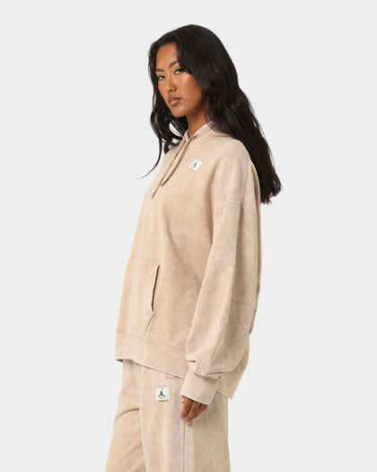 Jordan Women's Flight Fleece Washed Hoodie Desert