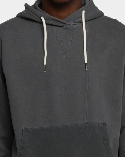 MNML Panelled Vintage Hoodie Black