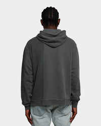 MNML Panelled Vintage Hoodie Black