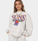 Mitchell & Ness Women's Phoenix Suns Underscore Crewneck White Marle