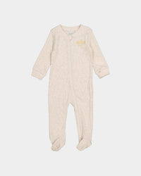 Nike Infants' E1D1 Ribbed Footed Coveralls Pale Ivory Heat