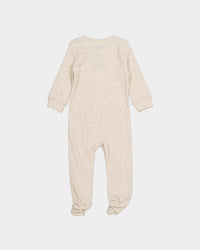 Nike Infants' E1D1 Ribbed Footed Coveralls Pale Ivory Heat