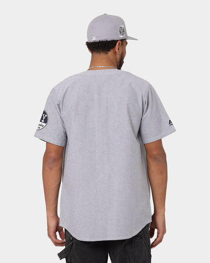 Majestic Athletic New York Yankees Highlander Rep Jersey Cool Grey