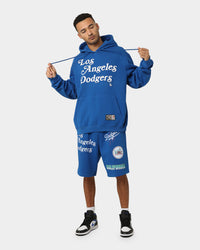 Majestic Athletic Los Angeles Dodgers Puff Print Patch Hoodie Royal