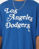 Majestic Athletic Los Angeles Dodgers Puff Print Patch Oversized T-Shirt Royal