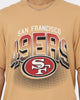 Majestic Athletic San Francisco 49ers Vintage Arch T-Shirt Tan