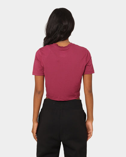 Nike Women's Nike Sportswear Essential Slim Crop T-Shirt Rosewood