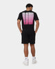 Playboy Stack Blend T-Shirt Black Magenta