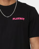Playboy Stack Blend T-Shirt Black Magenta