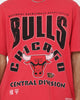 Mitchell & Ness Chicago Bulls Division Arch T-Shirt Faded Red