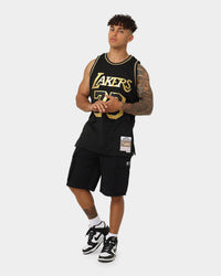 Mitchell & Ness Dennis Rodman Los Angeles Lakers Black Gold Swing Jersey Black/Gold