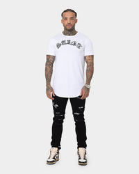 Saint Morta Gothic Paisley El Duplo Short Sleeve T-Shirt White/Black