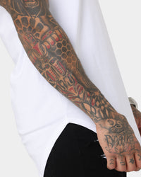 Saint Morta Gothic Paisley El Duplo Short Sleeve T-Shirt White/Black