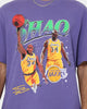 Mitchell & Ness Shaquille O'Neal Los Angeles Lakers Player Vibes T-Shirt Neon Purple
