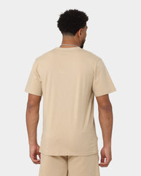 Playboy Playboy Track Club Distressed T-Shirt Tan