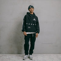 Carré Enhanced Oversized Superior Hoodie Black