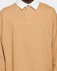 MNML Oversized Rugby Shirt Khaki