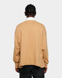 MNML Oversized Rugby Shirt Khaki